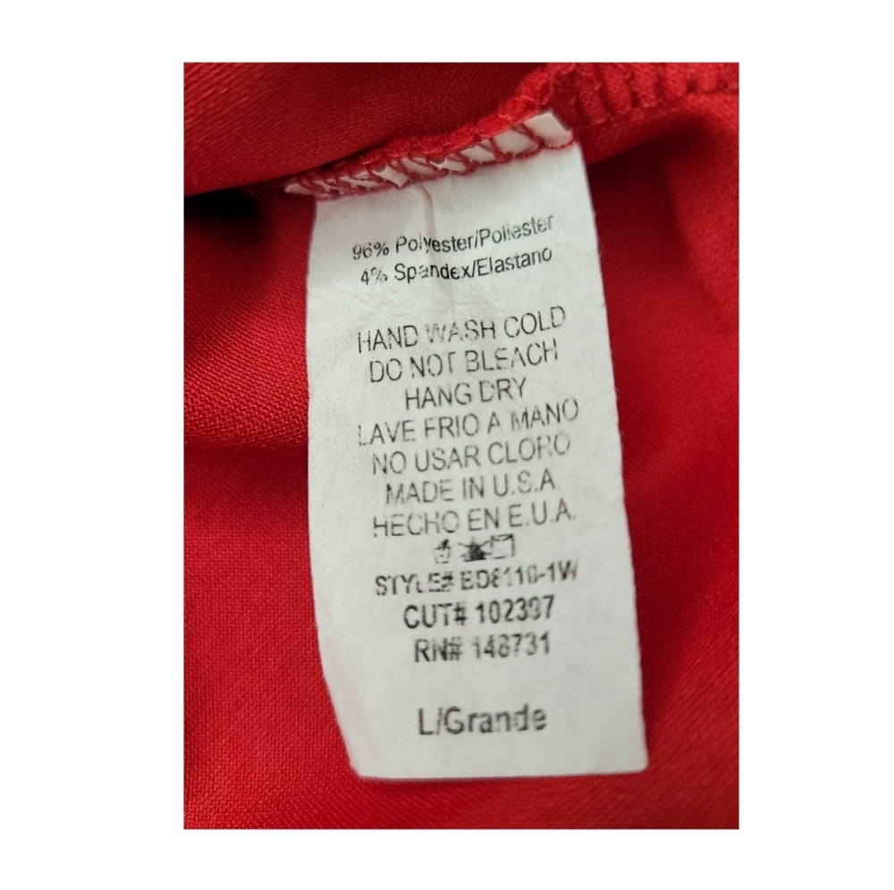 Red Ruched Bodycon dress - Picture 5 of 5